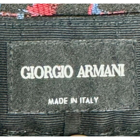 GIORGIO ARMANI Geometric Jacquard Tapered-Leg Pants, Sz 14 - Picture 8 of 10